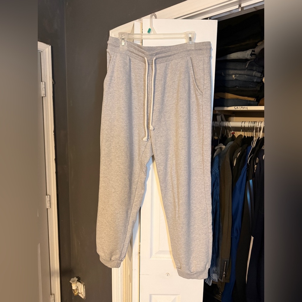 American Eagle Outfitters Light Gray Sweatpants
